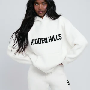 KNIT HOODIE OFF WHITE