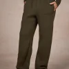 BASICS STRAIGHT LEG SWEATPANTS OLIVE