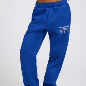 TAG STRAIGHT LEG SWEATPANTS ROYAL BLUE