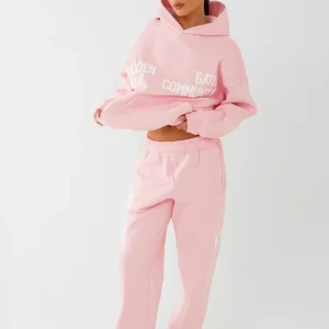 GATED COMMUNITY HOODIE LIGHT PINK