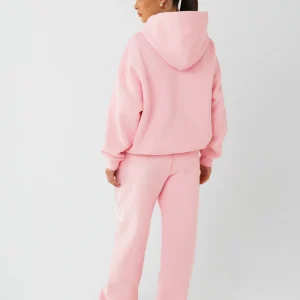 GATED COMMUNITY STRAIGHT LEG SWEATPANTS LIGHT PINK