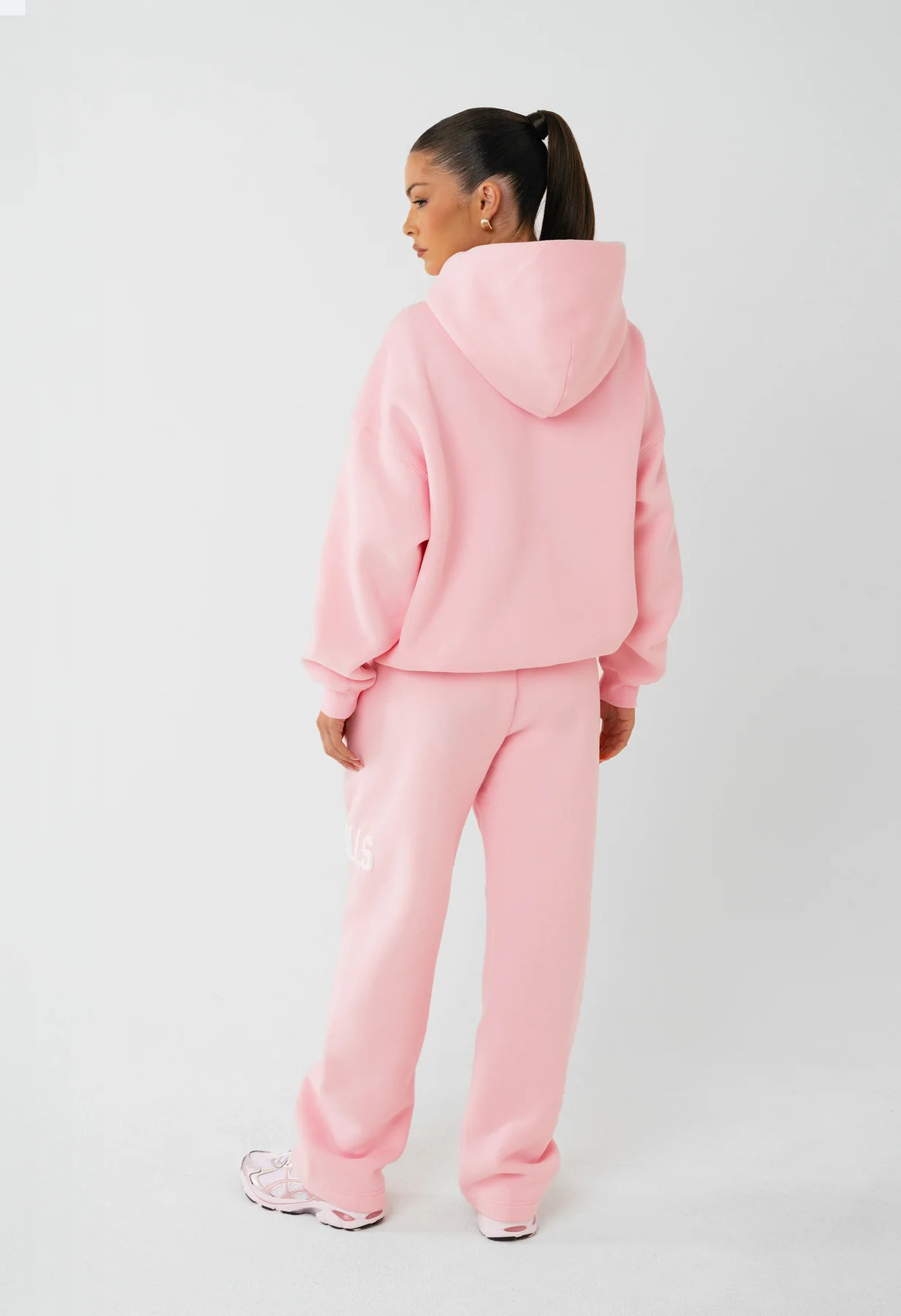 GATED COMMUNITY STRAIGHT LEG SWEATPANTS LIGHT PINK