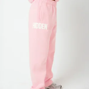 GATED COMMUNITY STRAIGHT LEG SWEATPANTS LIGHT PINK