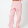 GATED COMMUNITY STRAIGHT LEG SWEATPANTS LIGHT PINK
