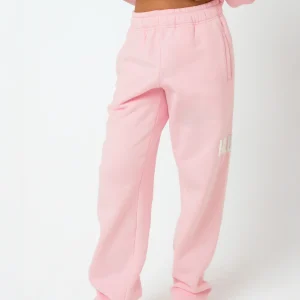 GATED COMMUNITY STRAIGHT LEG SWEATPANTS LIGHT PINK
