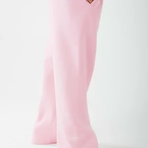 TAG STRAIGHT LEG SWEATPANTS LIGHT PINK
