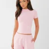 LABEL T-SHIRT LIGHT PINK