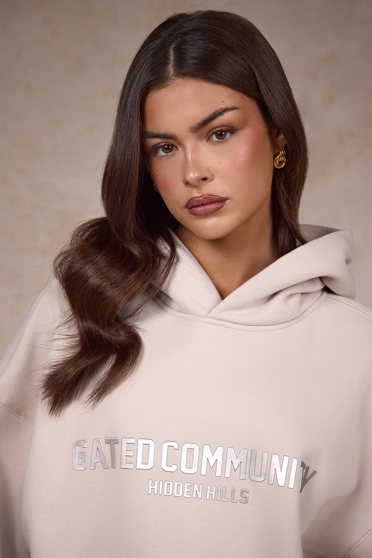 BASICS HOODIE SAND