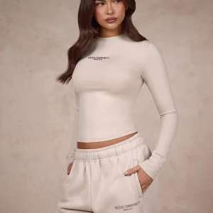 BASICS LONGSLEEVE TOP SAND