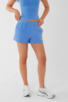 EMBOSSED SHORTS SKY BLUE