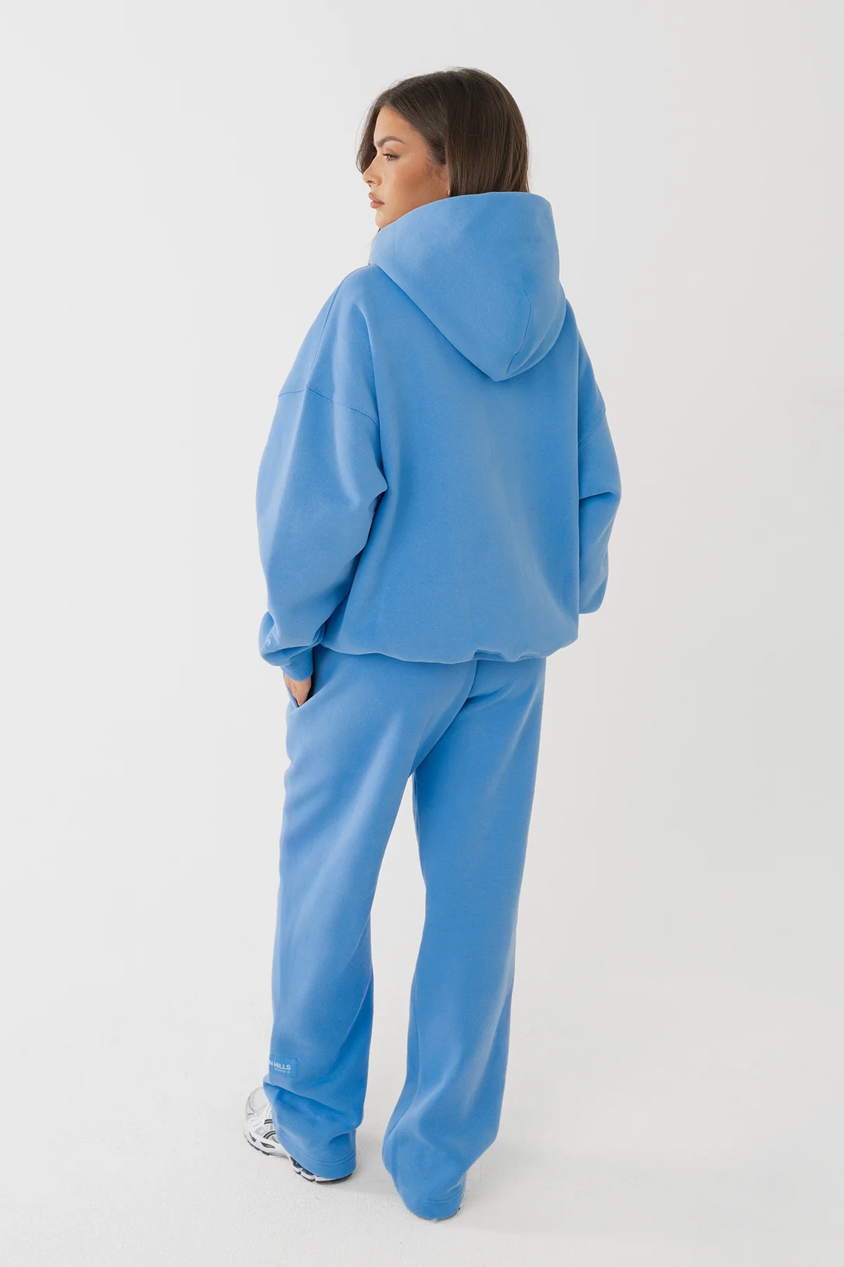EMBOSSED HOODIE SKY BLUE